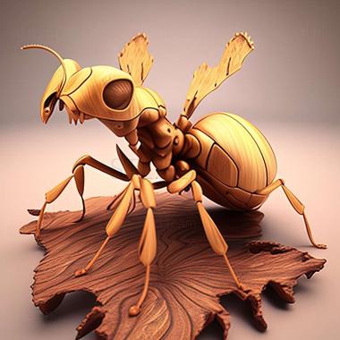 3D модель Pheidole aelloea (STL)